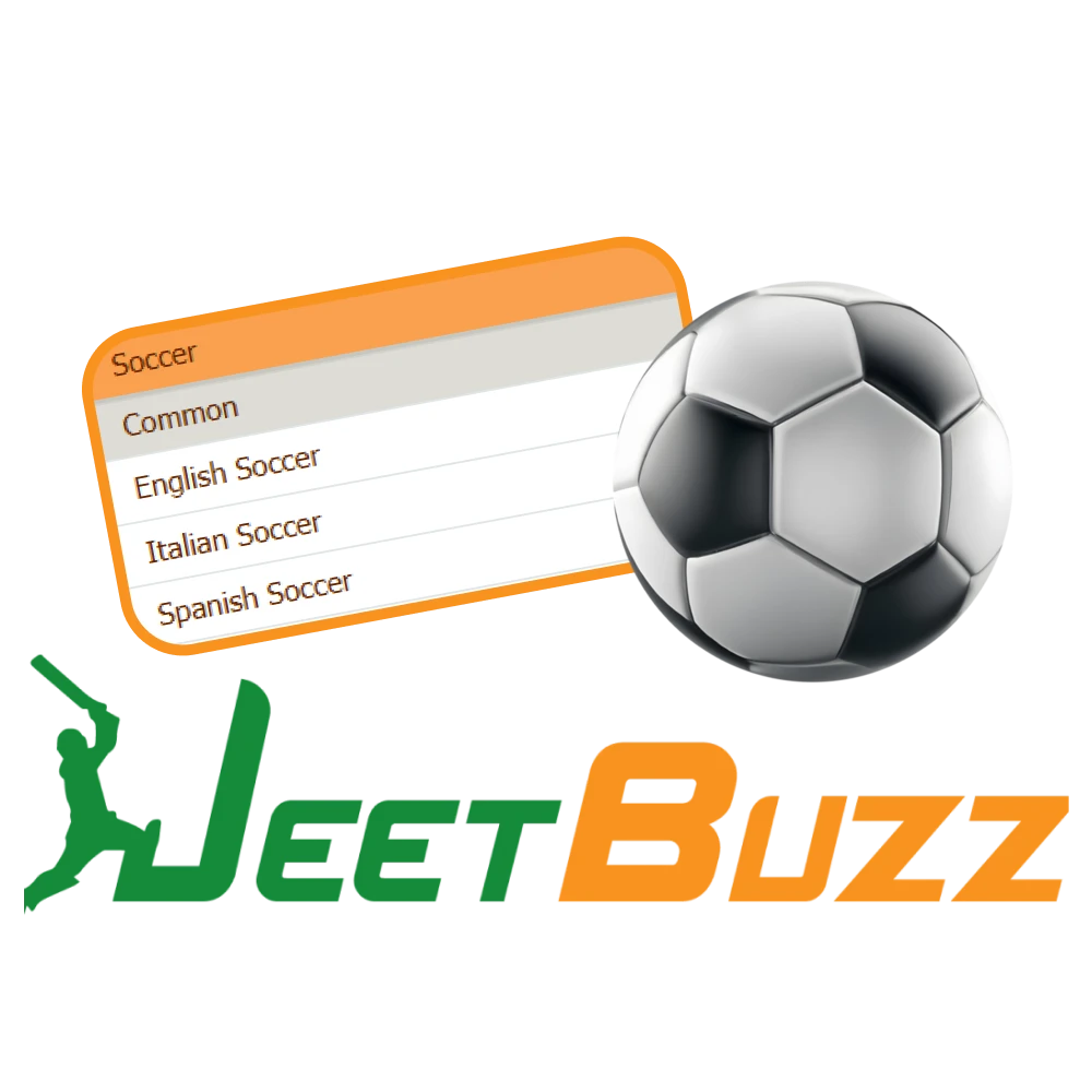 At JeetBuzz you can make bets on soccer matches.