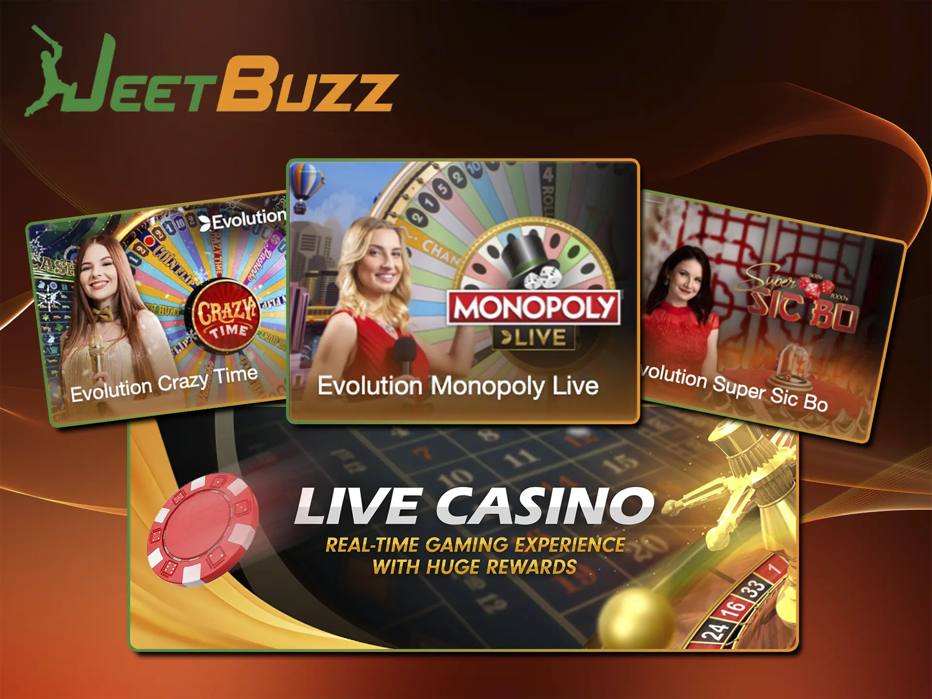 Play and win in JeetBuzz casino dealer games.