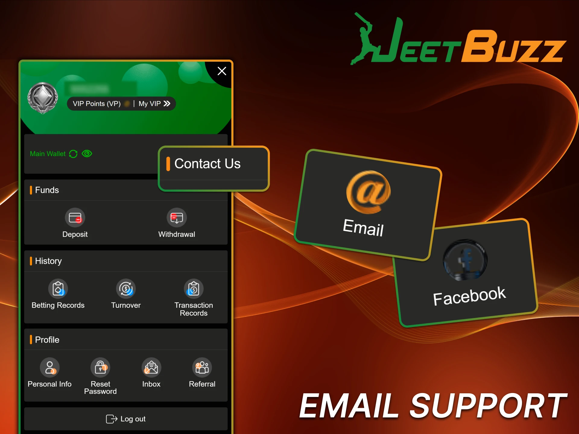Contact Jeetbuzz app via email support for quick assistance in Bangladesh.
