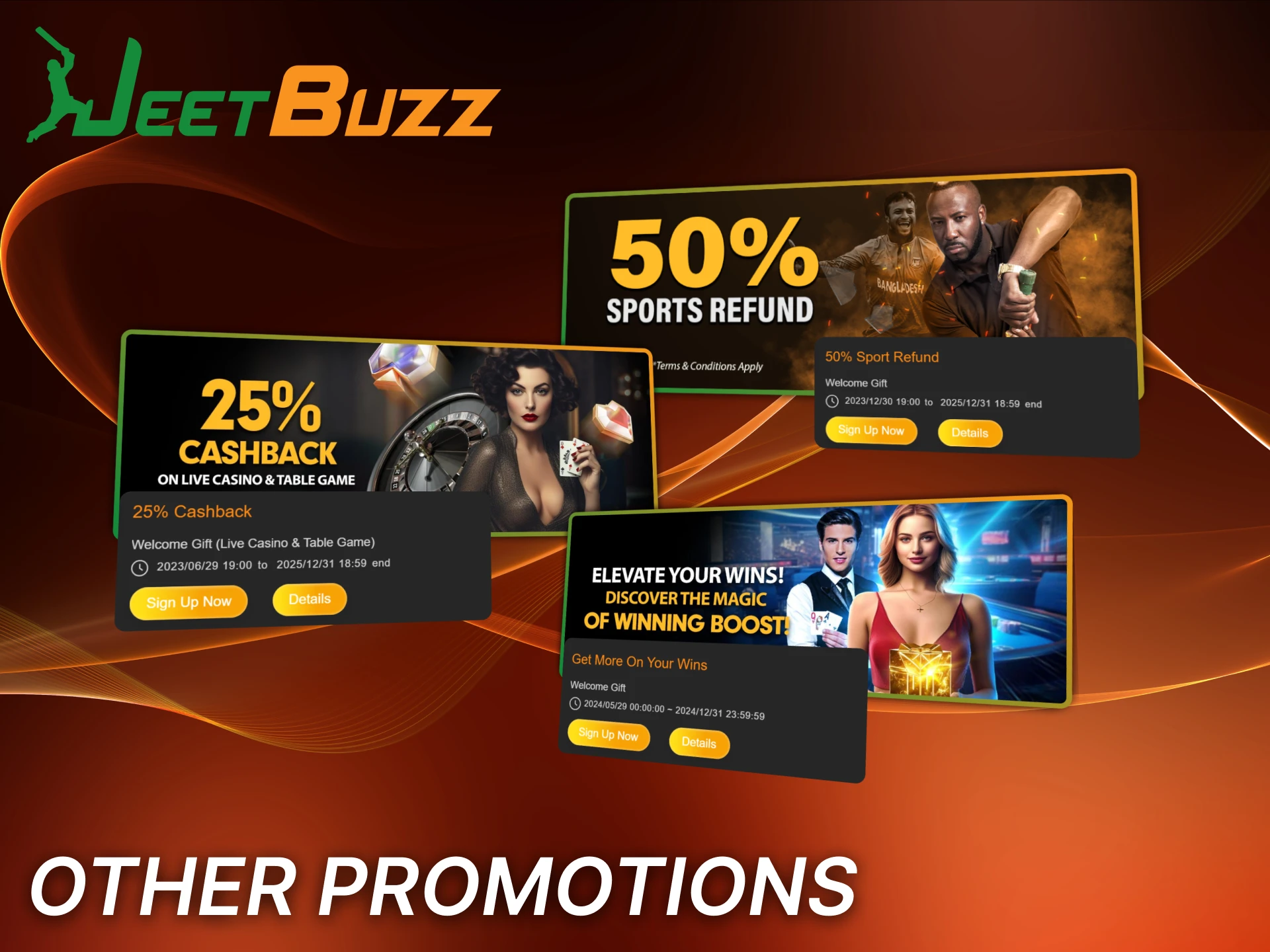 Explore exclusive promotions and special deals on Jeetbuzz app in Bangladesh.