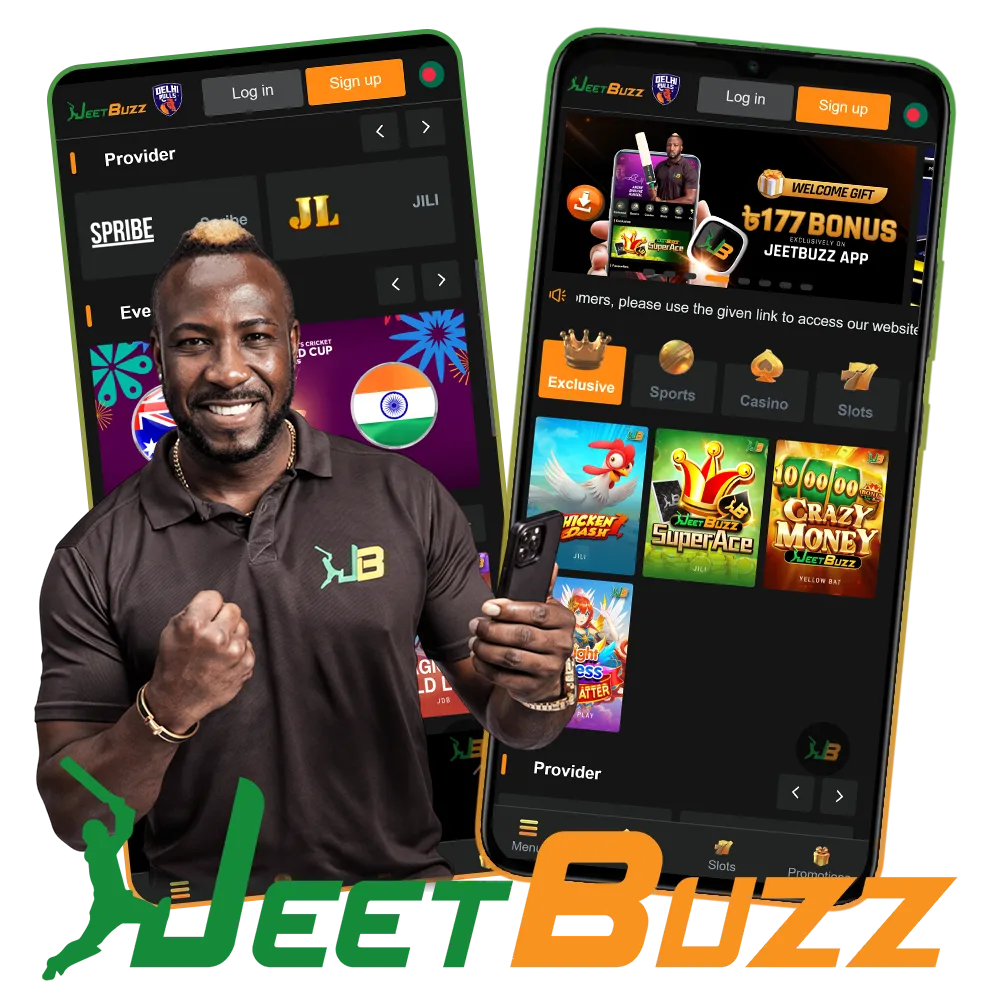 Download the official Jeetbuzz app now and get a generous welcome bonus for all sports bets.